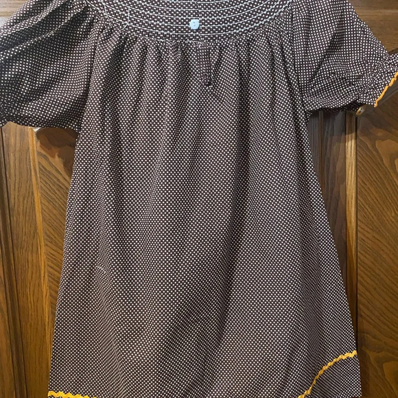 NWT Smocked Pumpkin Dress - Picture 8 of 9